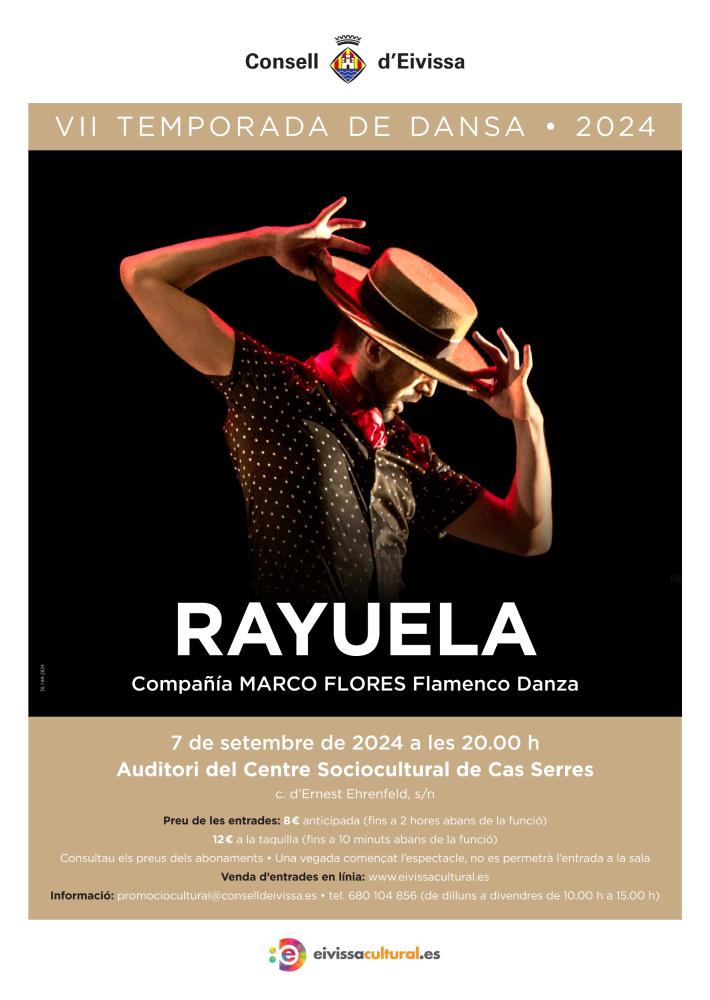 Imagen ‘RAYUELA’, de ‘Marcos Flores Flamenco Danza’, inaugura la VII Temporada de Dansa 2024