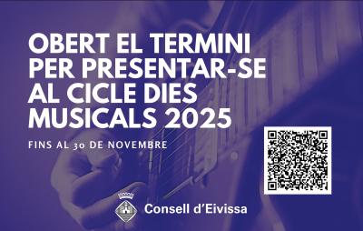 Imatge Oberta la convocatòria per participart al Cicle Dies Musicals 2025 fins...