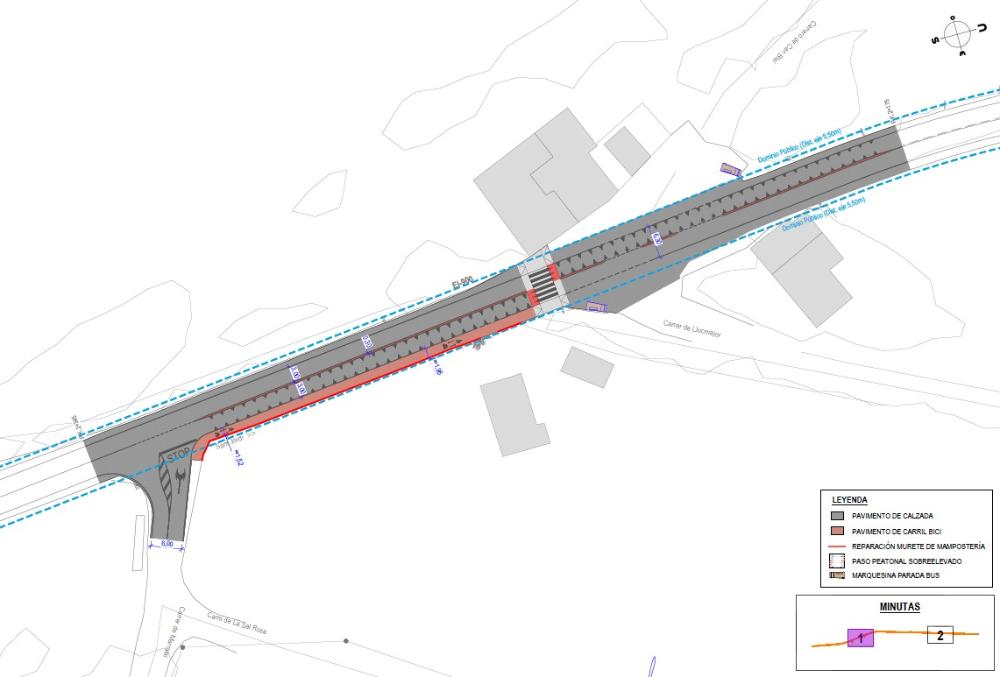 Imagen El Consell Insular d’Eivissa invertirà 200.000 euros per millorar la seguretat de la carretera de Sant Francesc de ses Salines